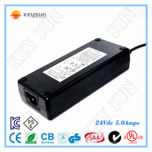 24V, 5A DC Unit Charger & 24V,5A Power Supply Charger Class2 UL